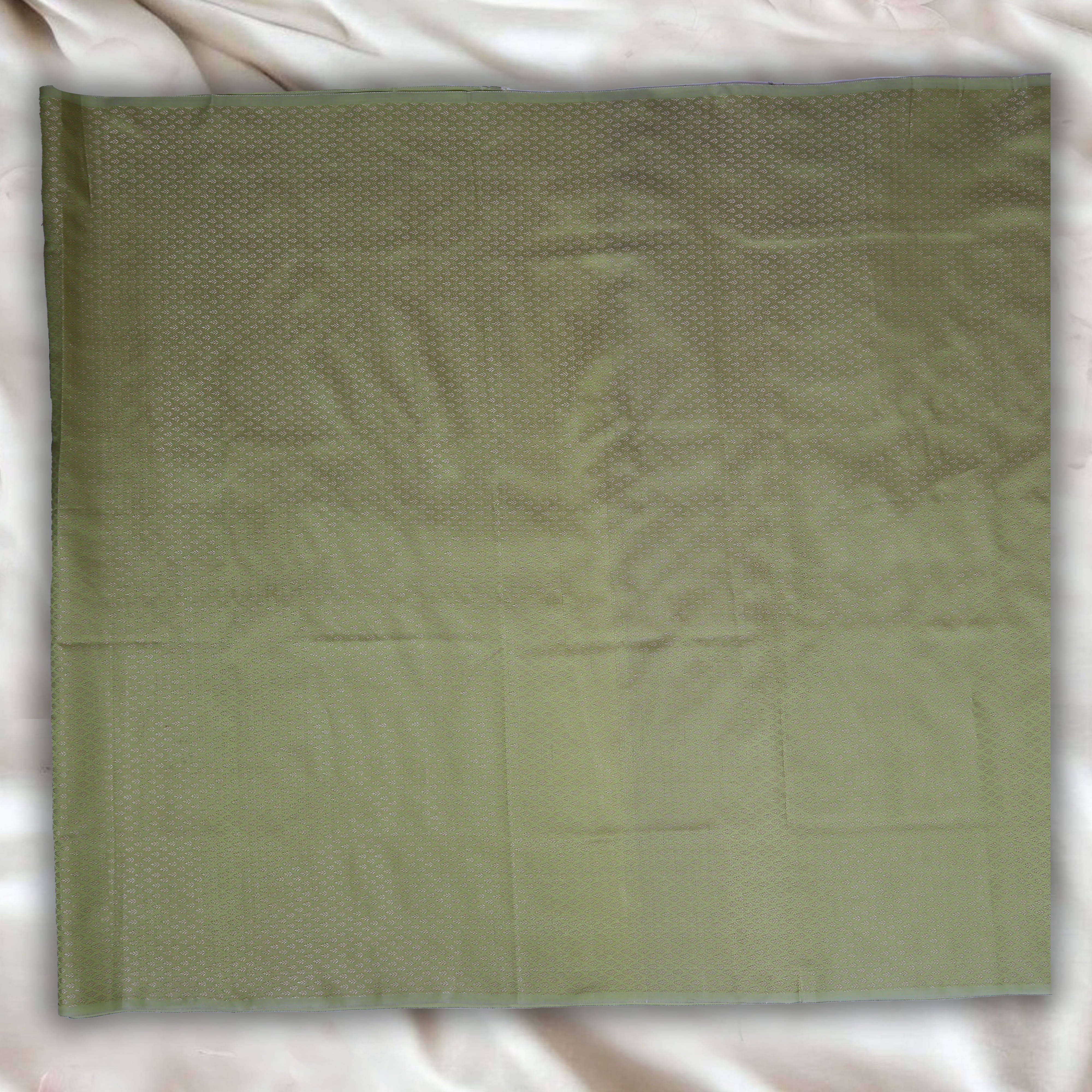 LIME GREEN UNSTITCHED SUIT IN BANARASI SILK FABRIC