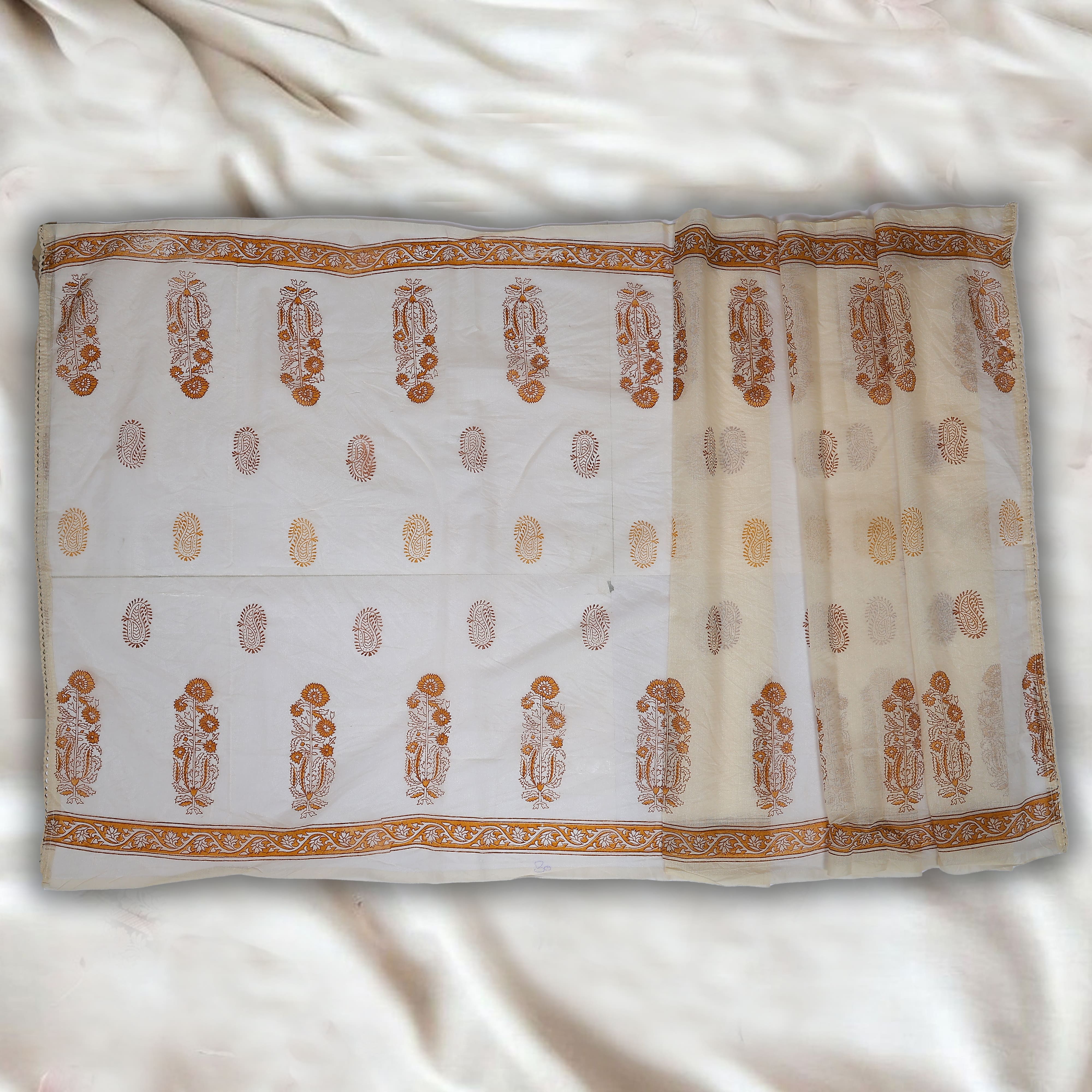 BROWN UNSTITCHED SUIT IN COTTON FABRIC